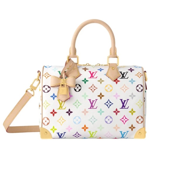 Louis Vuitton X Murakami Multicolor Speedy 30 Monogram Handbag - Picture 1 of 1